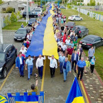 Урочиста церемонія підняття прапора України