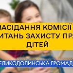 Засідання комісії з питань захисту прав дітей