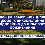 Інспекція земельних ділянок щодо їх використання відповідно до цільового призначення.