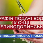 Графік подачі води