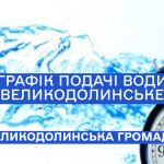 Графік подачі води